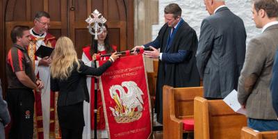 Michael Sloan Officially Installed as Headmaster