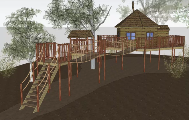 Classroom in the tree tops coming soon to Pelican Nursery