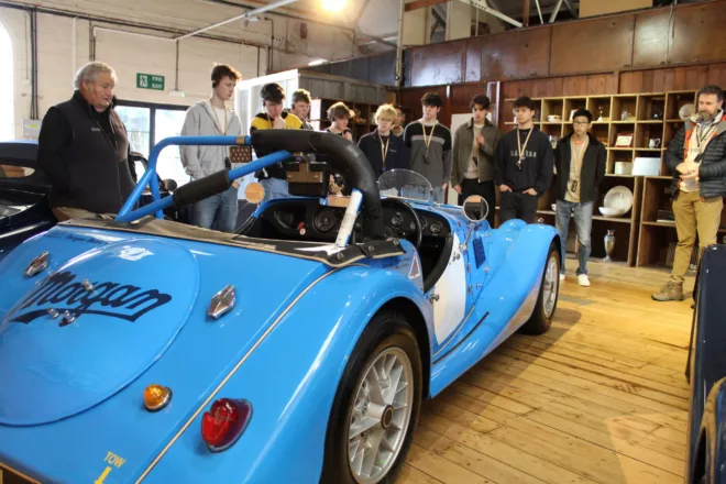 Design and Technology Pupils Experience Morgan’s Tradition of Hand Built Manufacturing