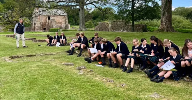 King’s Prep Year 7 Bring History to Life Through Hands-On Learning and Cleeve Abbey Visit 